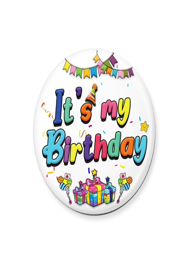 DAYANEY Happy Birthday Pin for Girls Boys, Its My Birthday Pin Birthday Brooch as Birthday Button Birthday Badge Accessories for Women Party Decorations Supplies - Image 1